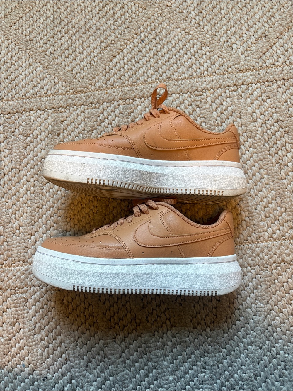 Nike Court Vision Alta Light Cognac Size 8.5